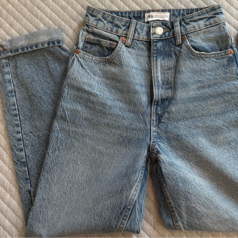 Zara Women Blue Denim Jeans